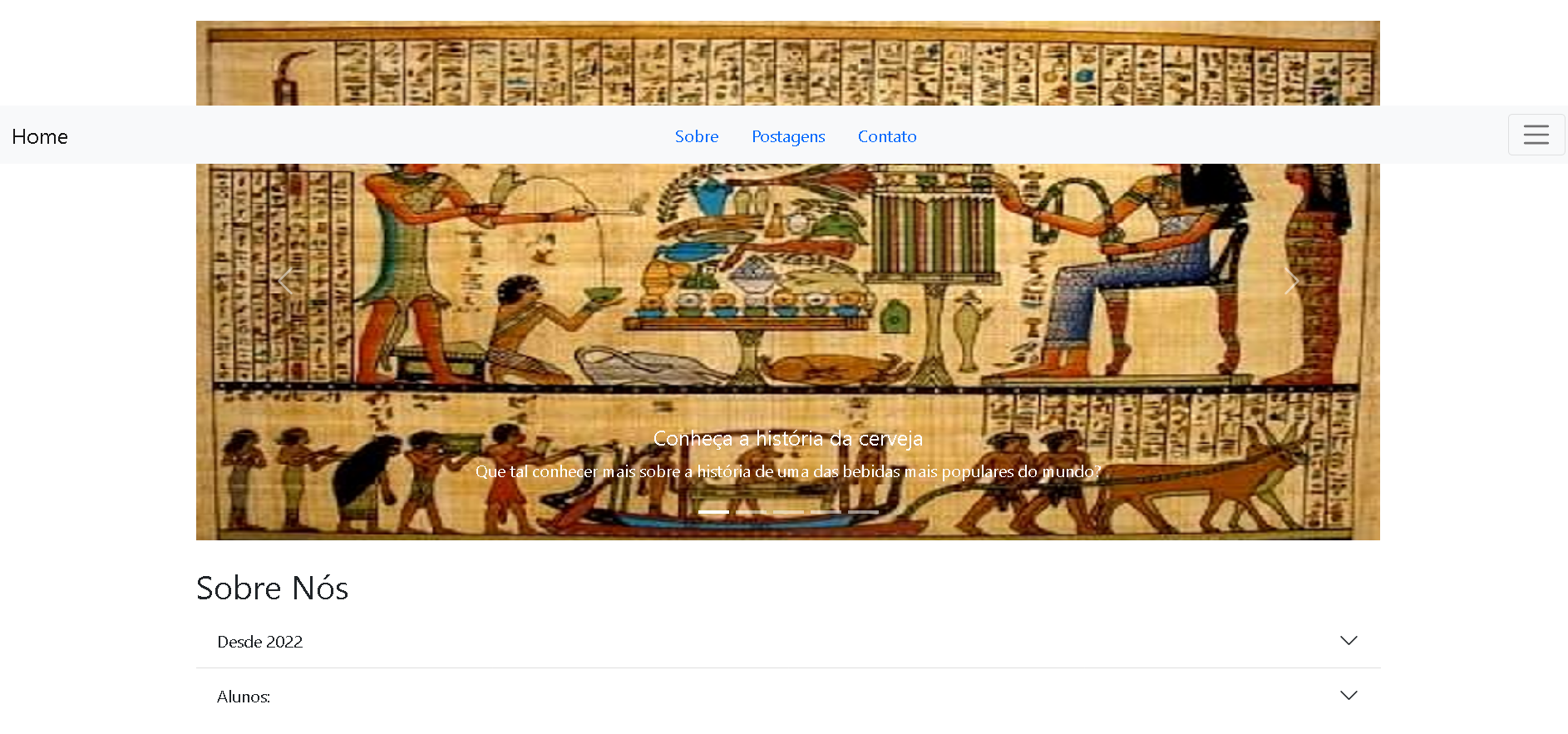 Printscreen do site Cervas